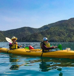 Paddling to Picton