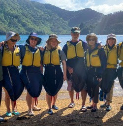 Ready to paddle Queen Charlotte Sound