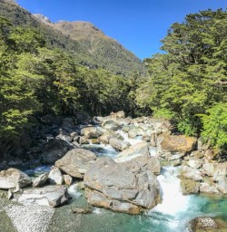 Routeburn Track River, Otago New Zealand