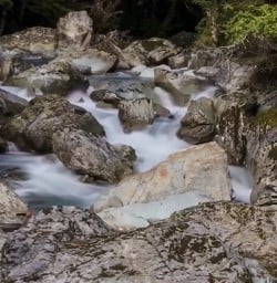 Routeburn track river, Otago New Zealand