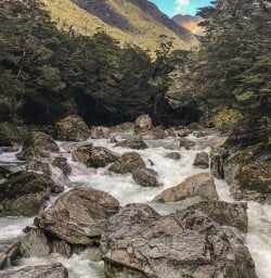 Routeburn Track River, Otago New Zealand