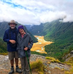Well worth the hike for this absolutely amazing view over Routeburn Flats