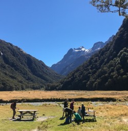 Routeburn track valley, Otago New Zealand
