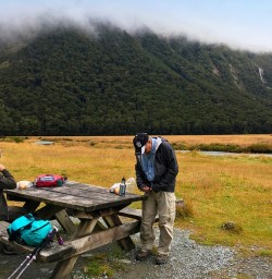 One of our favourite lunch spots - Routeburn Flats
