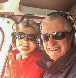 Selfie in the Helicopter, Canterbury New Zealand