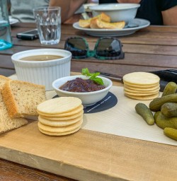 Snack at the Wairau river, Marlborough New Zealand