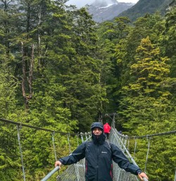 Swingbridge on Routeburn track