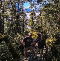 Walking the Routeburn track, Otago New Zealand