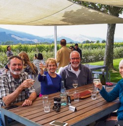 Wine Tasting at the Wairau river, Marlborough New Zealand