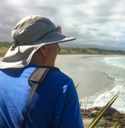 6. Solo guest looking out over West Coast