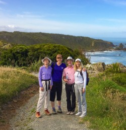 6. Happy guests explore Cape Foulwind