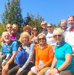 6. Group photo at top of Nelson Lakes hike