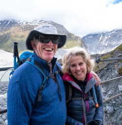 6. Guests on swingbridge Hooker Valley Track