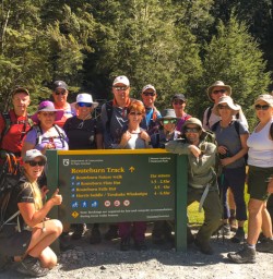 6. Guide and guests Routeburn Track