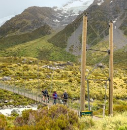 6. Hooker Valley swing bridge