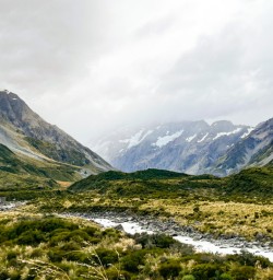 6. Moody skies over Hooker Valley