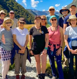 6. Routeburn Guide Sarah and group 