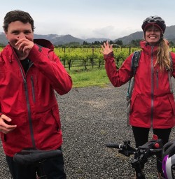 Biking in Marlborough Vineyard