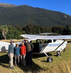 Flight to Mt Aspring National Park 