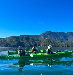 Kayaking adventure tours Lake Mapourika