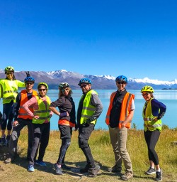 Group cycle Alps to Ocean cycle trail