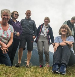 Group at Eglinton Valley, Fiordland National Park Southland New Zealand
