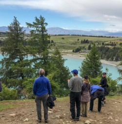 Group at Lake Tekapo, Canterbury New Zealand