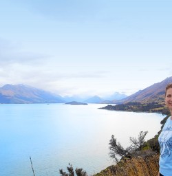 Looking towards Glenorchy from Bennets Bluff