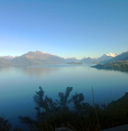 lake wakatipu morning view