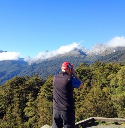 View on Routeburn Track mountains