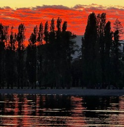 sunset in Wanaka 