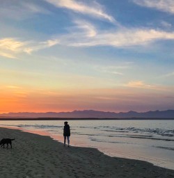Sunset over Nelson