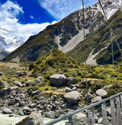 7. Hooker Valley Swingbridge crossing 