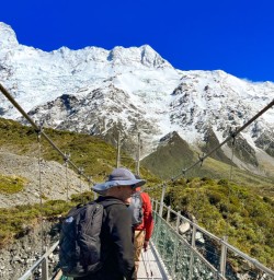 7. Hooker Valley Swing bridge crossing