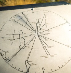 7. Mapcompass at top of Mt John