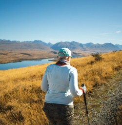 7. Solo guest hiking Mt John