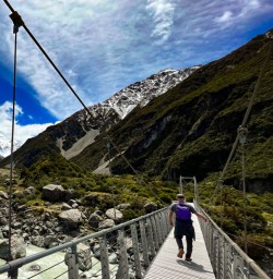 7. Blue skies in the Hooker Valley