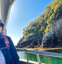 Boat tour in New Zealand 