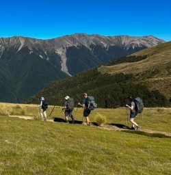 8 Hiking Bushline Hut Nelson Lakes National Park