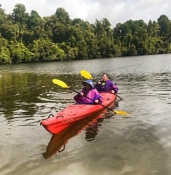 8 Kayaking Lake Mapourika