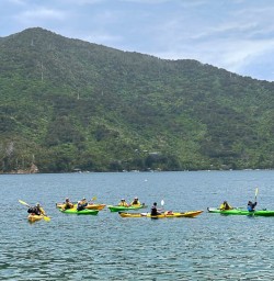 Kayaking in Queen Charlotte Sound 