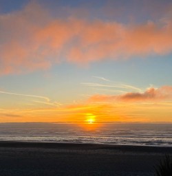 Sunset on New Zealands West Coast