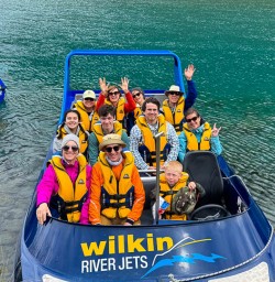 Wilderness jet boat 