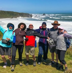 Blown away at Cape Foulwind