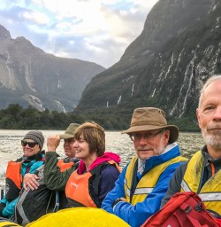 Boat Tour at Milford Sound, Fiordland National Park Southland New Zealand