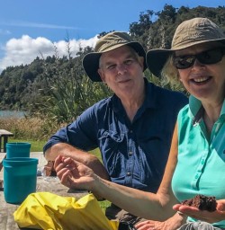 Couple at Okarito, West Coast New Zealand