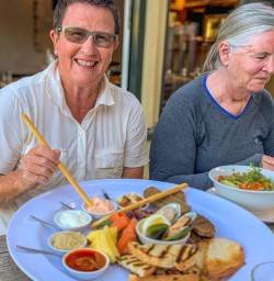 Dinner at Lochmara Lodge, Marlborough Sounds New Zealand