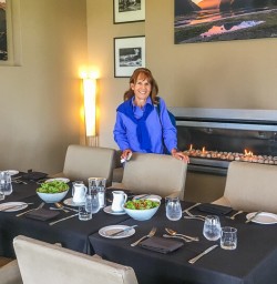 Dinner at Te Anau, Fiordland New Zealand