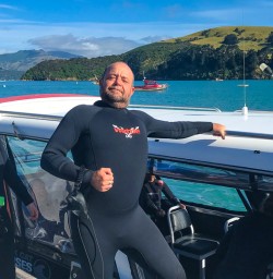 Dolphin swim Akaroa