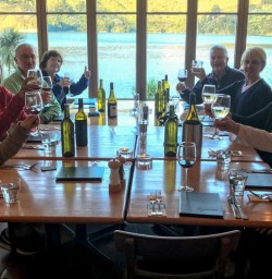 Drink at Lochmara Lodge, Marlborough Sounds New Zealand